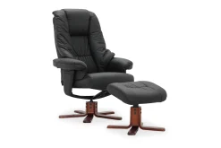 Comfy Snurrfåtölj med Fotpall