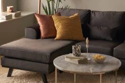 Copenhagen Compact 4-sits Högervänd U-formad Large Soffa med Divan och Schäslong i Sammet