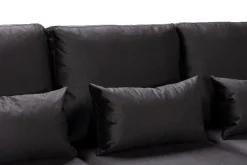 Copenhagen Compact 4-sits Högervänd U-formad Large Soffa med Divan och Schäslong i Sammet