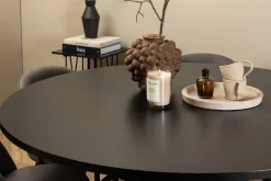Copenhagen Matgrupp 140 cm Rund med 6 Velvet stolar