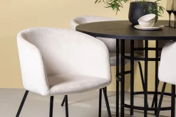 Copenhagen Matgrupp 115 cm Rund med 4 Berit stolar