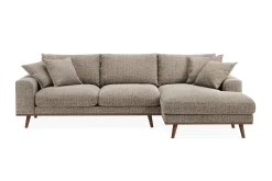 Copenhagen Premium 4-sits Högervänd L-formad Djup Divansoffa i Chenille