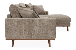Copenhagen Premium 4-sits Högervänd L-formad Djup Divansoffa i Chenille