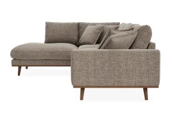 Copenhagen Premium 4-sits Vänstervänd L-formad Djup Schäslongsoffa i Chenille