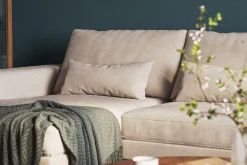 Copenhagen 5-sits Högervänd U-formad Large Soffa med Divan och Schäslong i Sammet