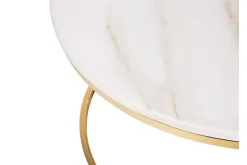 Coralla Soffbord 70 cm Runt Marmormönster