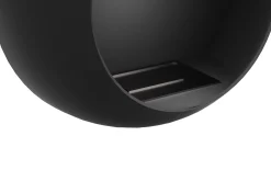 Corbo Liten Vägghängd Rund Etanolkamin 60x23x60 cm i Stål