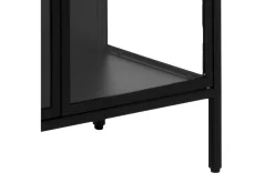 Crabtree Vitrinskåp 40 cm djup 80 cm bred 180 cm hög Metall Glas
