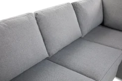 Crazy 3-sits Högervänd L-formad Schäslongsoffa i Tyg