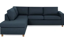 Crazy 3-sits Vänstervänd L-formad Schäslongsoffa i Tyg