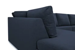 Crazy 3-sits Vänstervänd L-formad Schäslongsoffa i Tyg