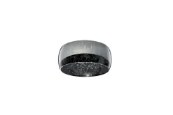 Crystel Plafond 50 cm 5xE14 krom/ rökglas