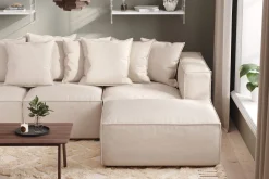 Cubo 4-sits Djup Modulsoffa med Divan i Tyg