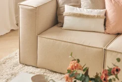 Cubo 4-sits L-formad Djup Modulsoffa med Divan i Tyg