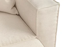 Cubo 4-sits L-formad Djup Modulsoffa med Divan i Tyg