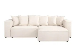 Cubo 4-sits L-formad Djup Modulsoffa med Divan i Tyg