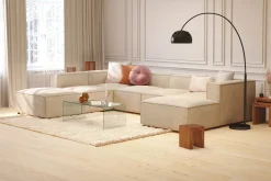 Cubo 5-sits U-formad Djup Modulsoffa med Divan och Schäslong i Manchester