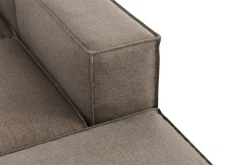 Cubo 5-sits U-formad Djup Modulsoffa Med Divan och Schäslong i Sammet