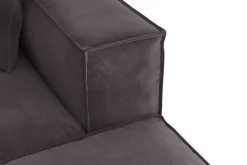 Cubo 5-sits U-formad Djup Modulsoffa Med Divan och Schäslong i Sammet