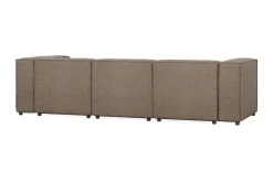 Cubo 4-sits Vändbar L-formad Djup Modulsoffa med Divan i Tyg