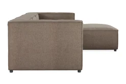 Cubo 4-sits Vändbar L-formad Djup Modulsoffa med Divan i Tyg