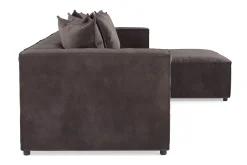Cubo 4-sits Vändbar L-formad Djup Modulsoffa med Divan i Sammet