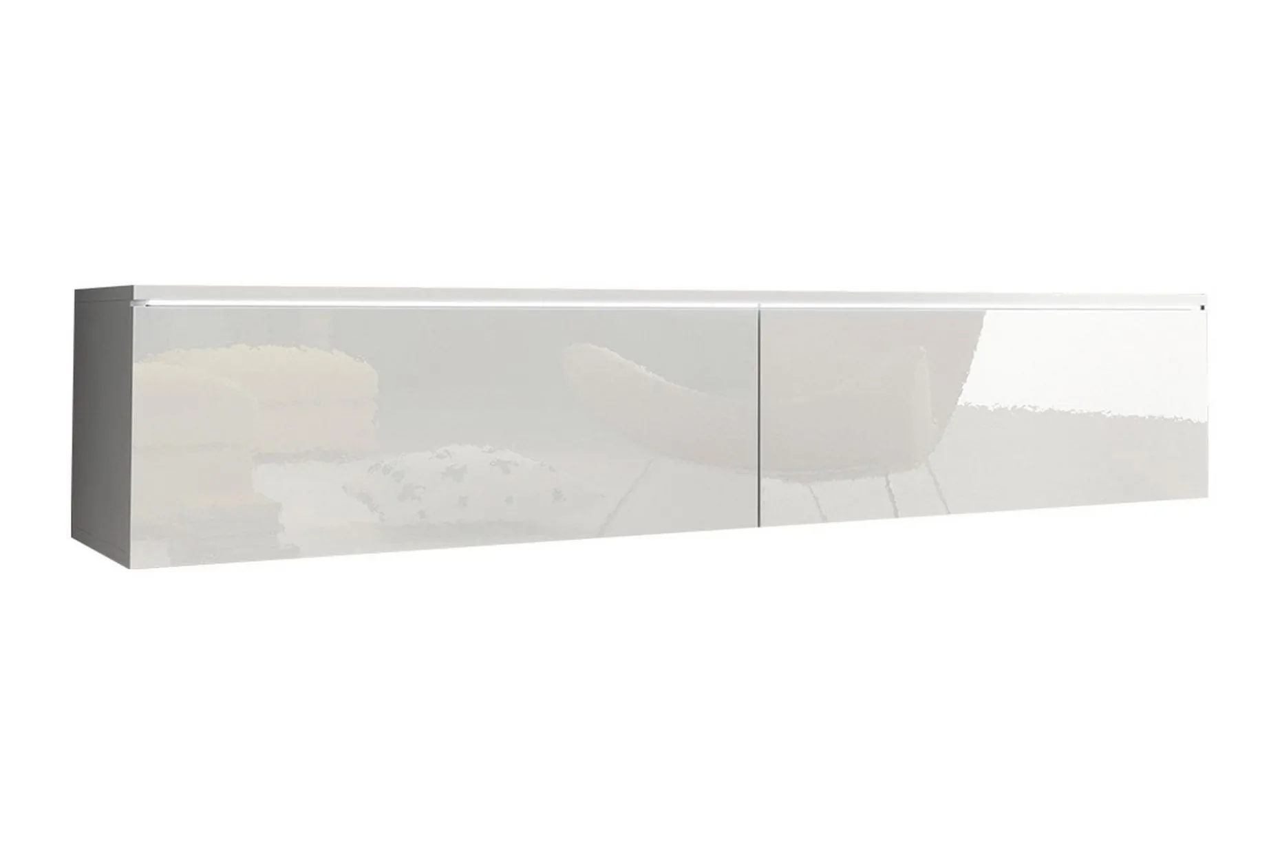 Cuguen TV-bänk 140 cm LED-belysning