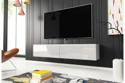 Cuguen TV-bänk 140 cm LED-belysning