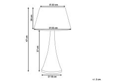 Dalino Bordslampa 47 cm E27