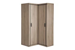 Dallas Garderob 100x58x192 cm LED-belysning