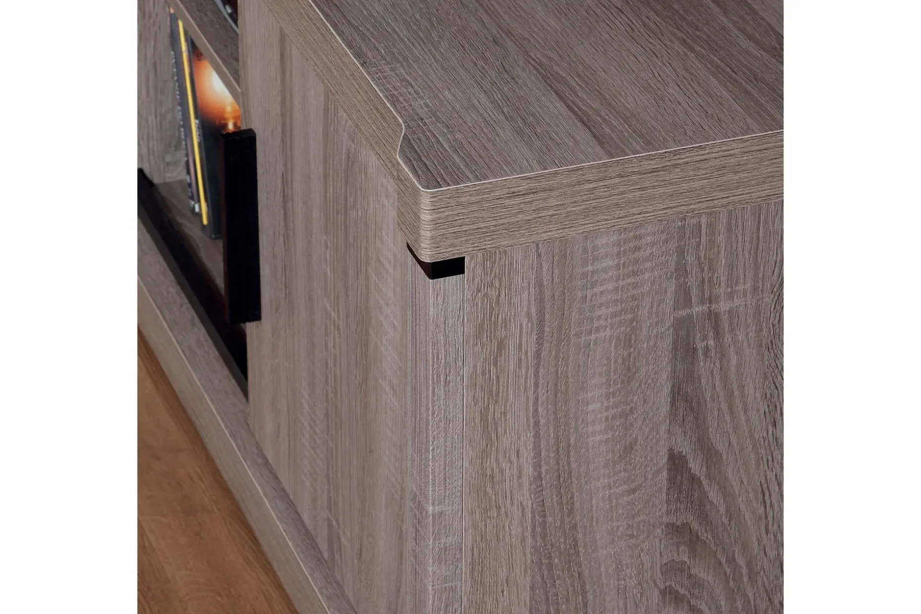 Dallas TV-bänk 107x48x72 cm LED-belysning