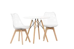 Danburi Matgrupp 60 cm Rund med 2 Edvin stolar