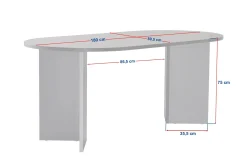 Dano Matbord 180 cm Oval