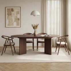 Dano Utdragbart Matbord 160-200 cm Oval