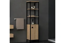 Dasaki Badrumsförvaring 162x38 cm 4 Hyllor