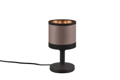 Davos Bordslampa E14 mattsvart/ greige