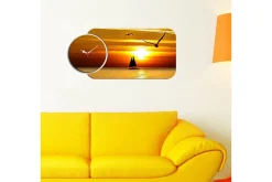 Decorative MDF Clock (2 Pieces) 68x32