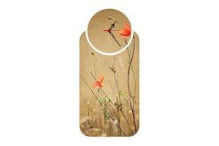 Decorative MDF Clock (2 Pieces) 68x32