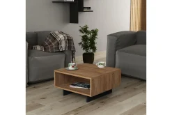 Decorta Soffbord 60 cm med Förvaring Hylla