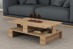 Decorta Soffbord 80 cm med Förvaring Hylla