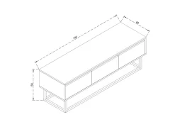 Degerfors TV-bänk 140 cm