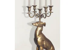 Dekorativ figur Wohnling Ljusstake Greyhound Aluminium Modern