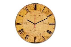 Dekorativ MDF Väggklocka 30 cm
