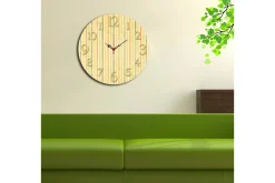 Dekorativ MDF Väggklocka 40 cm
