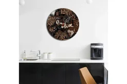Dekorativ MDF Väggklocka 40 cm