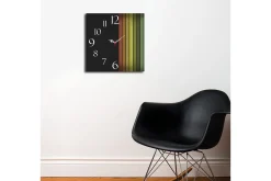 Dekorativ MDF Väggklocka 40x40 cm