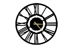 Dekorativ Metallväggklocka