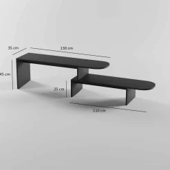Deliones Tv-bänk 130 cm