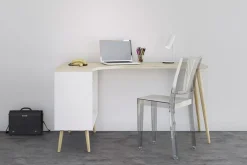 Delta Skrivbord 145 cm med Förvaring Lådor + Hyllor