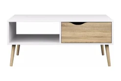 Delta Soffbord 99 cm med Förvaring Låda + Hylla